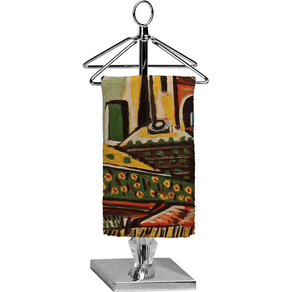 Custom Mediterranean Landscape by Pablo Picasso Finger Tip Towel - Full Print