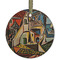 Mediterranean Landscape by Pablo Picasso Frosted Glass Ornament - Round