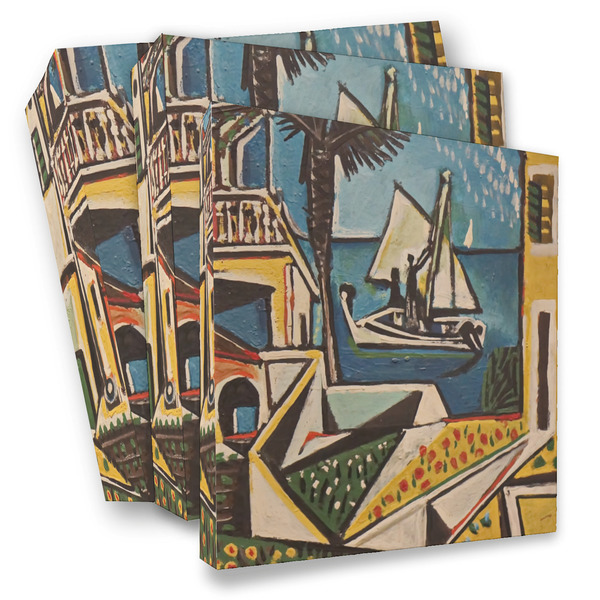 Custom Mediterranean Landscape by Pablo Picasso 3 Ring Binder - Full Wrap