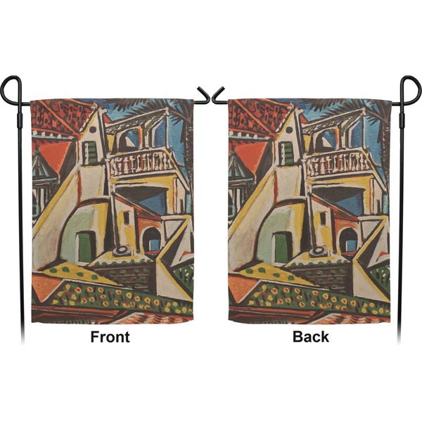 Mediterranean Landscape by Pablo Picasso Garden Flag - Double Sided Front and Back