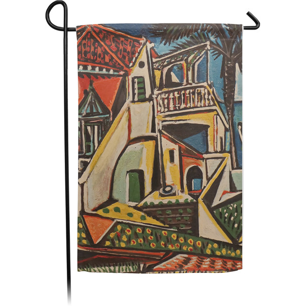 Custom Mediterranean Landscape by Pablo Picasso Small Garden Flag - Single Sided