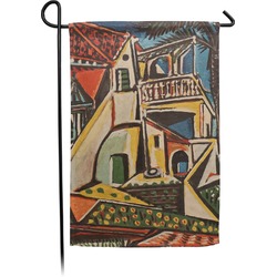 Mediterranean Landscape by Pablo Picasso Small Garden Flag - Double Sided