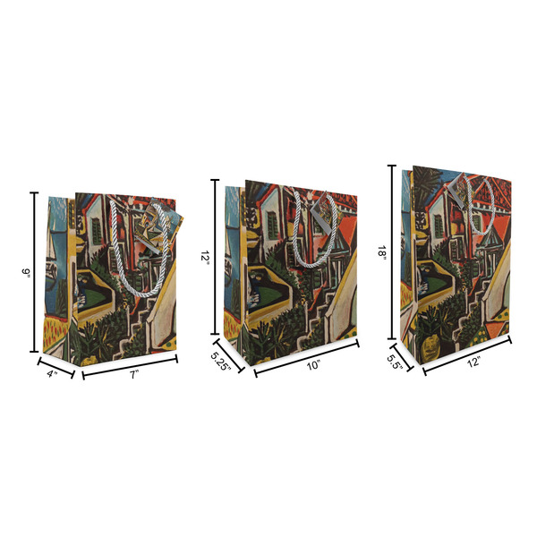Mediterranean Landscape by Pablo Picasso Gift Bags - All Sizes - Dimensions