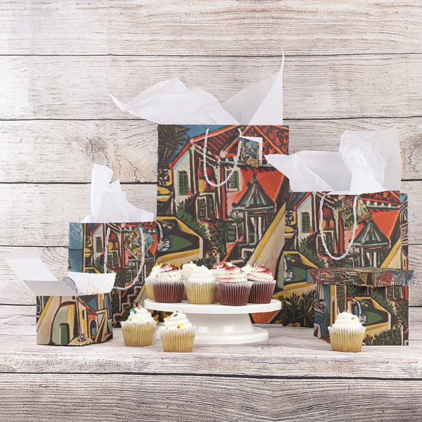 Mediterranean Landscape by Pablo Picasso Gift Bags - In Context