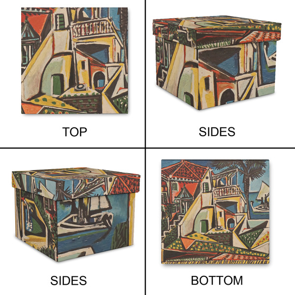 Mediterranean Landscape by Pablo Picasso Gift Boxes with Lid - Canvas Wrapped - Large - Approval