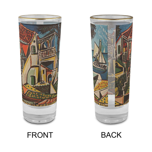Mediterranean Landscape by Pablo Picasso Glass Shot Glass - 2 oz - Single - APPROVAL