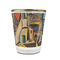 Mediterranean Landscape by Pablo Picasso Glass Shot Glass - With gold rim - FRONT