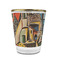 Mediterranean Landscape by Pablo Picasso Glass Shot Glass - 1.5 oz - with Gold Rim - Set of 4