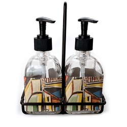 Mediterranean Landscape by Pablo Picasso Glass Soap & Lotion Bottles