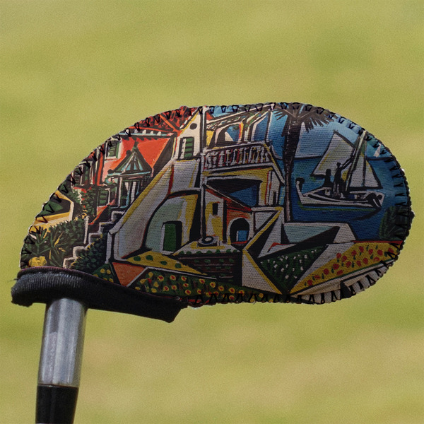 Custom Mediterranean Landscape by Pablo Picasso Golf Club Iron Cover - Single