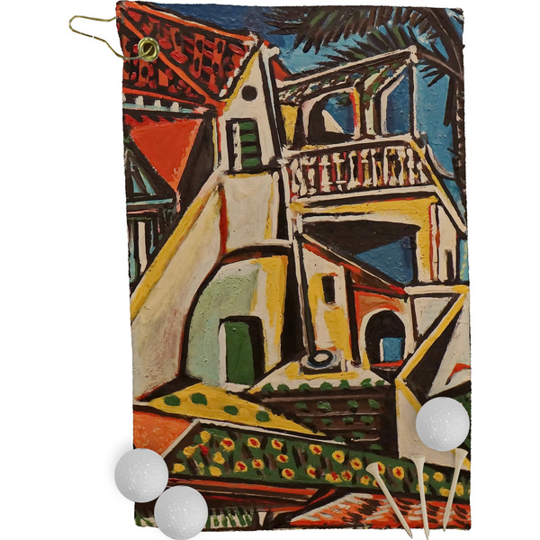 Mediterranean Landscape by Pablo Picasso Golf Towel (Personalized)