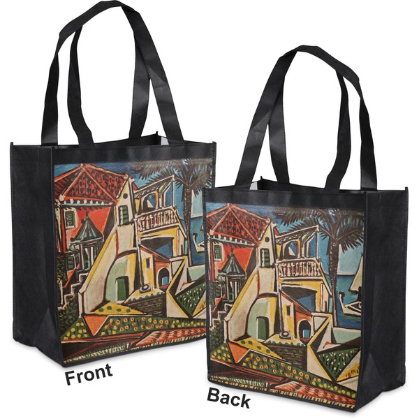Mediterranean Landscape by Pablo Picasso Grocery Bag - Apvl
