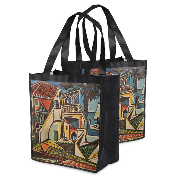Mediterranean Landscape by Pablo Picasso Grocery Bag - MAIN