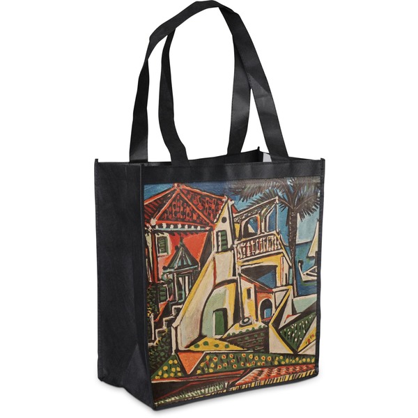 Custom Mediterranean Landscape by Pablo Picasso Grocery Bag