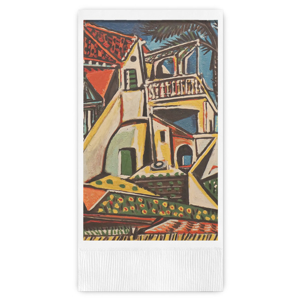 Custom Mediterranean Landscape by Pablo Picasso Guest Napkins - Full Color - Embossed Edge
