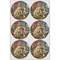 Mediterranean Landscape by Pablo Picasso Icing Circle - Large - Set of 6