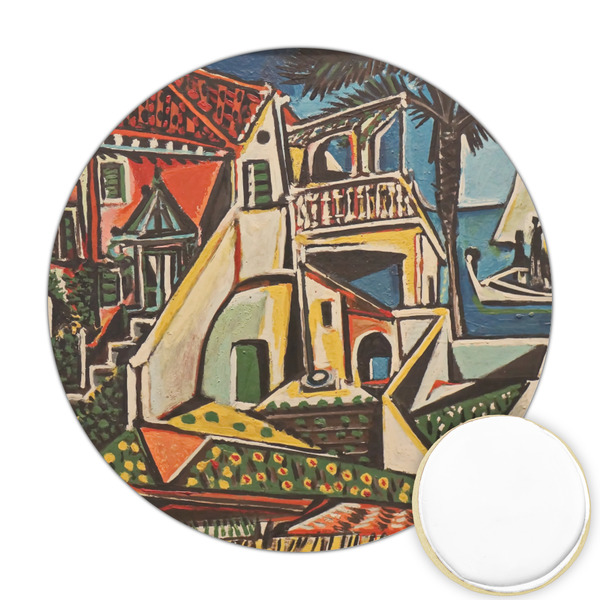 Custom Mediterranean Landscape by Pablo Picasso Printed Cookie Topper - Round