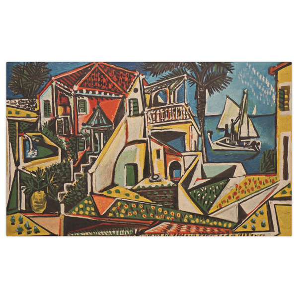 Mediterranean Landscape by Pablo Picasso Indoor / Outdoor Rug - 3'x5' - Front Flat