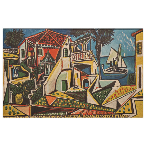 Mediterranean Landscape by Pablo Picasso Indoor / Outdoor Rug - 5'x8' - Front Flat