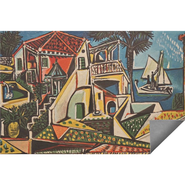 Custom Mediterranean Landscape by Pablo Picasso Indoor / Outdoor Rug - 8'x10'