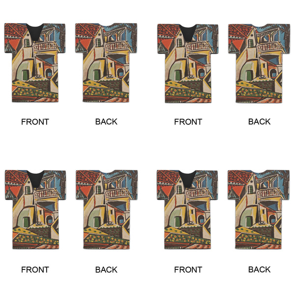 Mediterranean Landscape by Pablo Picasso Jersey Bottle Cooler - Set of 4 - APPROVAL