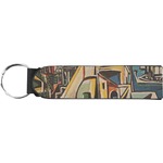 Mediterranean Landscape by Pablo Picasso Neoprene Keychain Fob