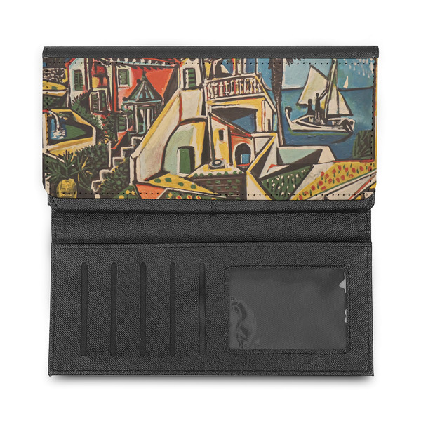 Mediterranean Landscape by Pablo Picasso Ladies Wallet - Half Way Open