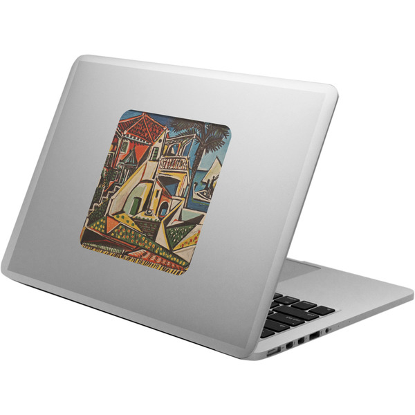Custom Mediterranean Landscape by Pablo Picasso Laptop Decal