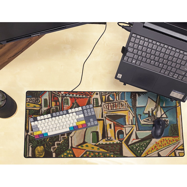 Mediterranean Landscape by Pablo Picasso Large Gaming Mats - LIFESTYLE