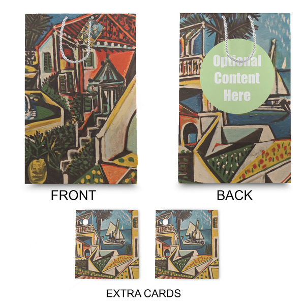Mediterranean Landscape by Pablo Picasso Large Gift Bag - Approval