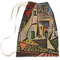 Mediterranean Landscape by Pablo Picasso Large Laundry Bag - Front View