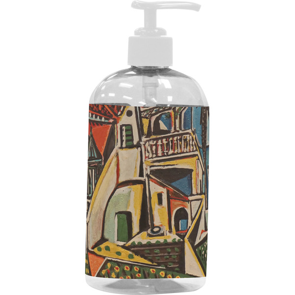 Custom Mediterranean Landscape by Pablo Picasso Plastic Soap / Lotion Dispenser (16 oz - Large - White)