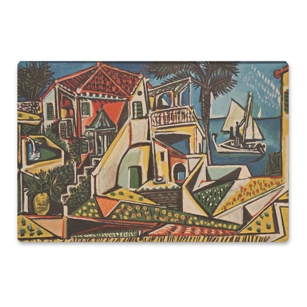 Custom Mediterranean Landscape by Pablo Picasso Large Rectangle Car Magnet