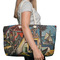 Mediterranean Landscape by Pablo Picasso Large Rope Tote Bag - In Context View
