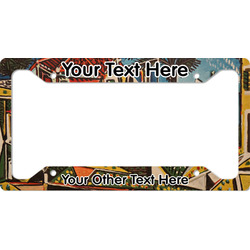 Mediterranean Landscape by Pablo Picasso License Plate Frame - Style A