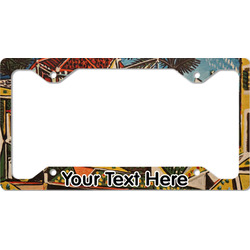 Mediterranean Landscape by Pablo Picasso License Plate Frame - Style C