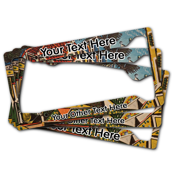 Mediterranean Landscape by Pablo Picasso License Plate Frames - (PARENT MAIN)