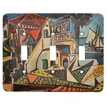 Mediterranean Landscape by Pablo Picasso Light Switch Cover (3 Toggle Plate)