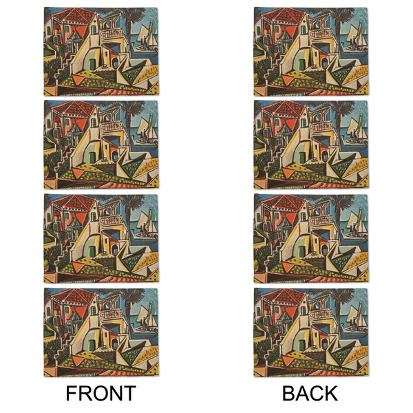 Mediterranean Landscape by Pablo Picasso Linen Placemat - APPROVAL Set of 4 (double sided)