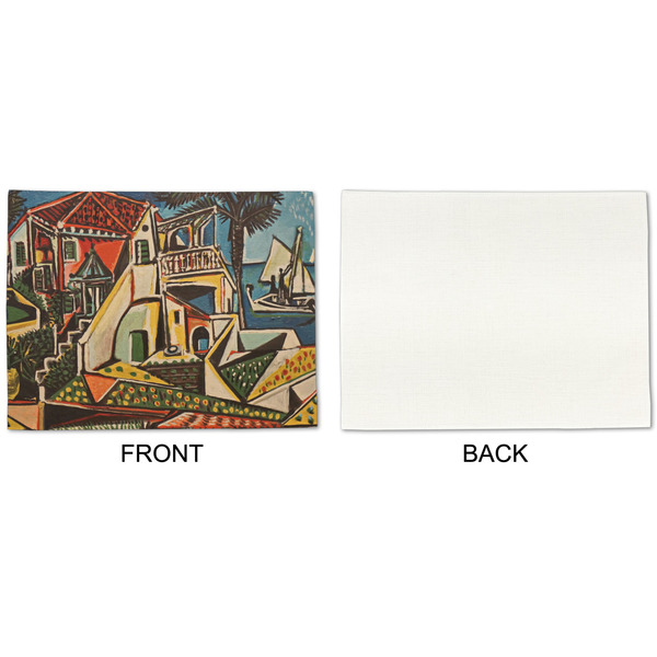 Mediterranean Landscape by Pablo Picasso Linen Placemat - APPROVAL Single (single sided)