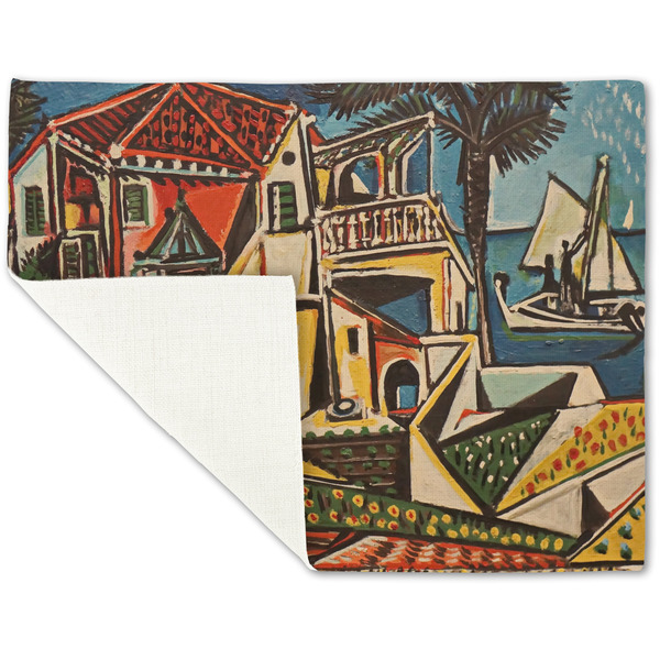 Mediterranean Landscape by Pablo Picasso Linen Placemat - Folded Corner (single side)