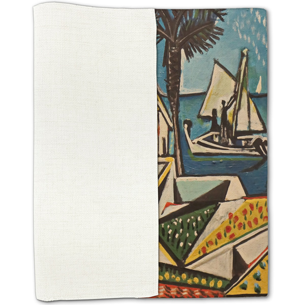 Mediterranean Landscape by Pablo Picasso Linen Placemat - Folded Half