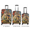 Mediterranean Landscape by Pablo Picasso Luggage Bags all sizes - With Handle