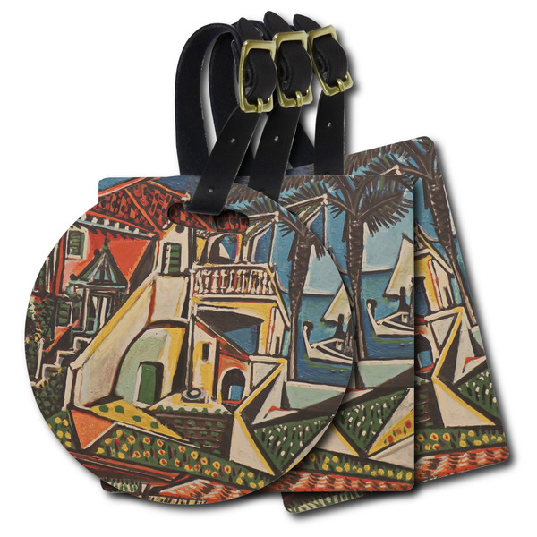 Custom Mediterranean Landscape by Pablo Picasso Plastic Luggage Tag