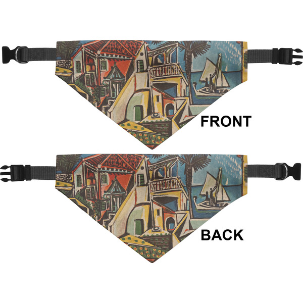 Mediterranean Landscape by Pablo Picasso Medium Dog Bandana Approval