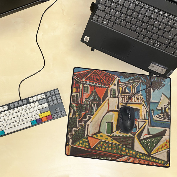 Mediterranean Landscape by Pablo Picasso Medium Gaming Mats - LIFESTYLE