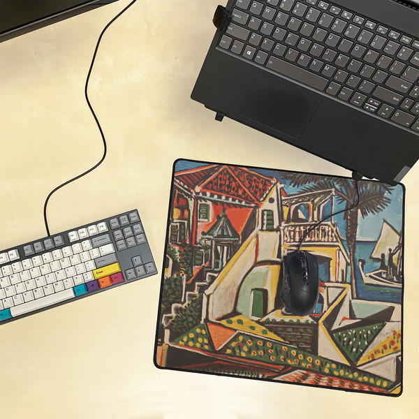 Mediterranean Landscape by Pablo Picasso Medium Gaming Mats - LIFESTYLE