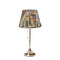 Mediterranean Landscape by Pablo Picasso Poly Film Empire Lampshade - On Stand