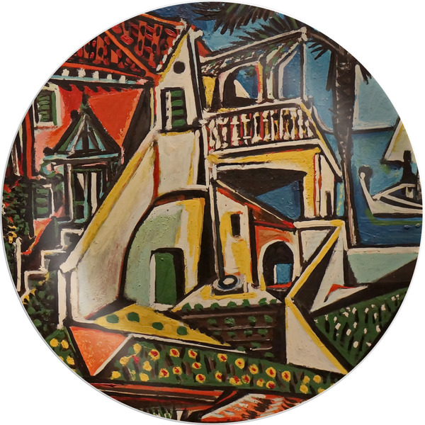 Custom Mediterranean Landscape by Pablo Picasso Melamine Salad Plate - 8"
