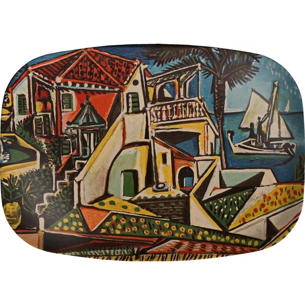 Custom Mediterranean Landscape by Pablo Picasso Melamine Platter
